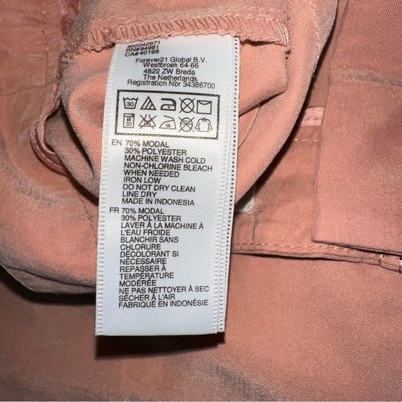 Forever 21 - Midi Skirt with Ruched Ruffle, size S, dusty pink color - Picture 7 of 10